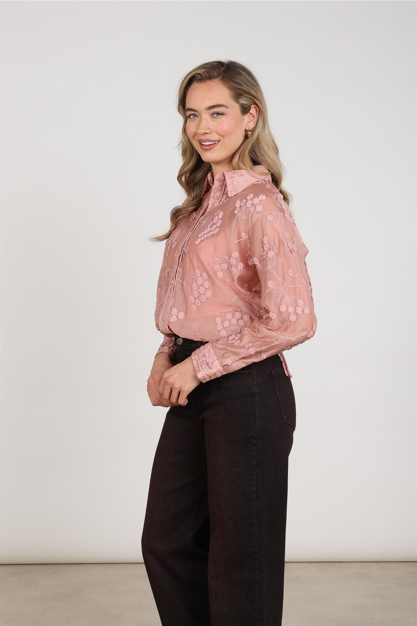 Aaliya Blouse Flower