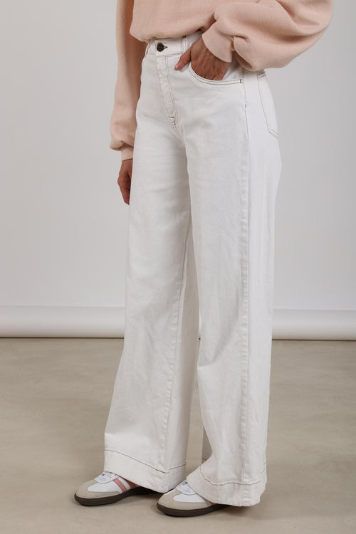 Abby Pants Denim Embroidery