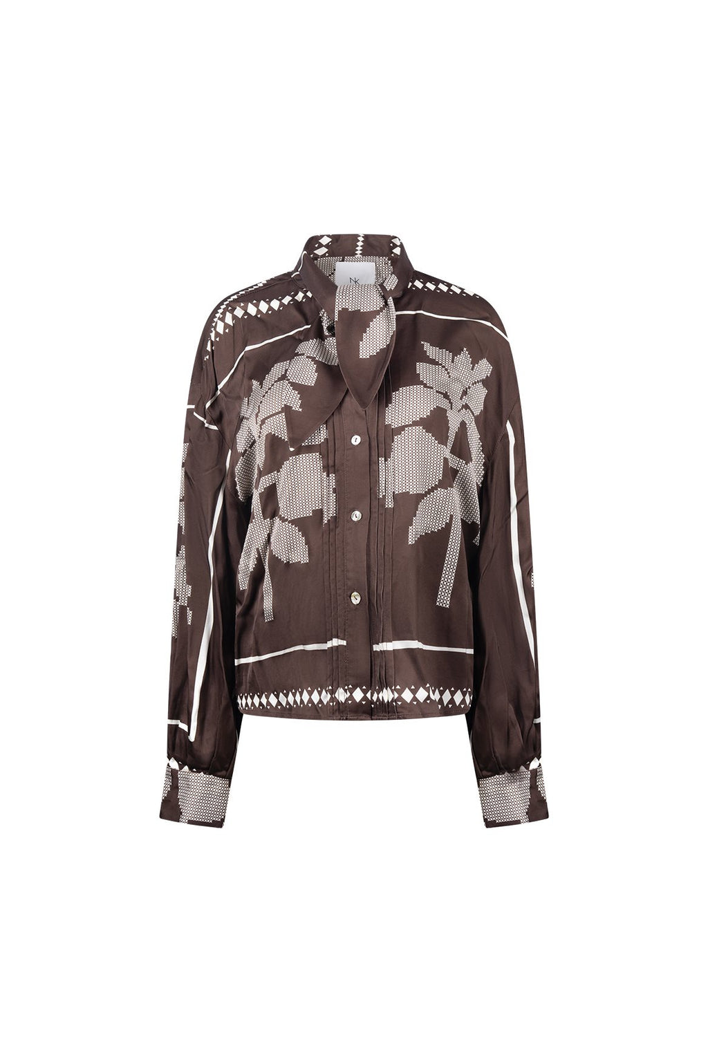 Alexandra Blouse Tie Cross