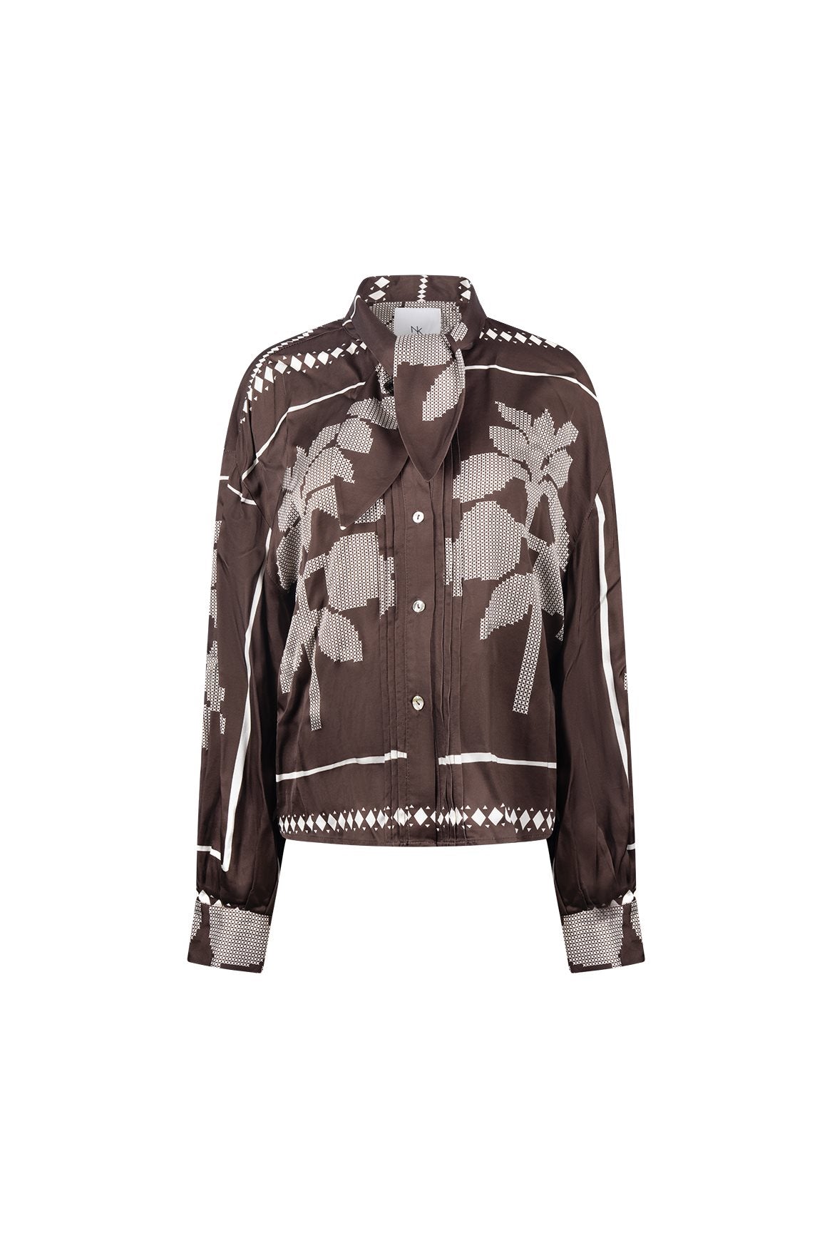 Alexandra Blouse Tie Cross