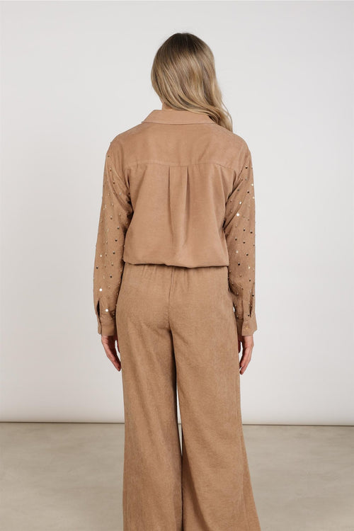 Ally Blouse Paillet Beads