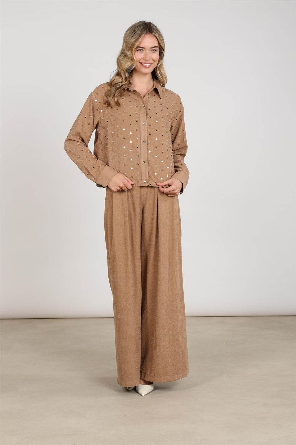 Ally Blouse Paillet Beads