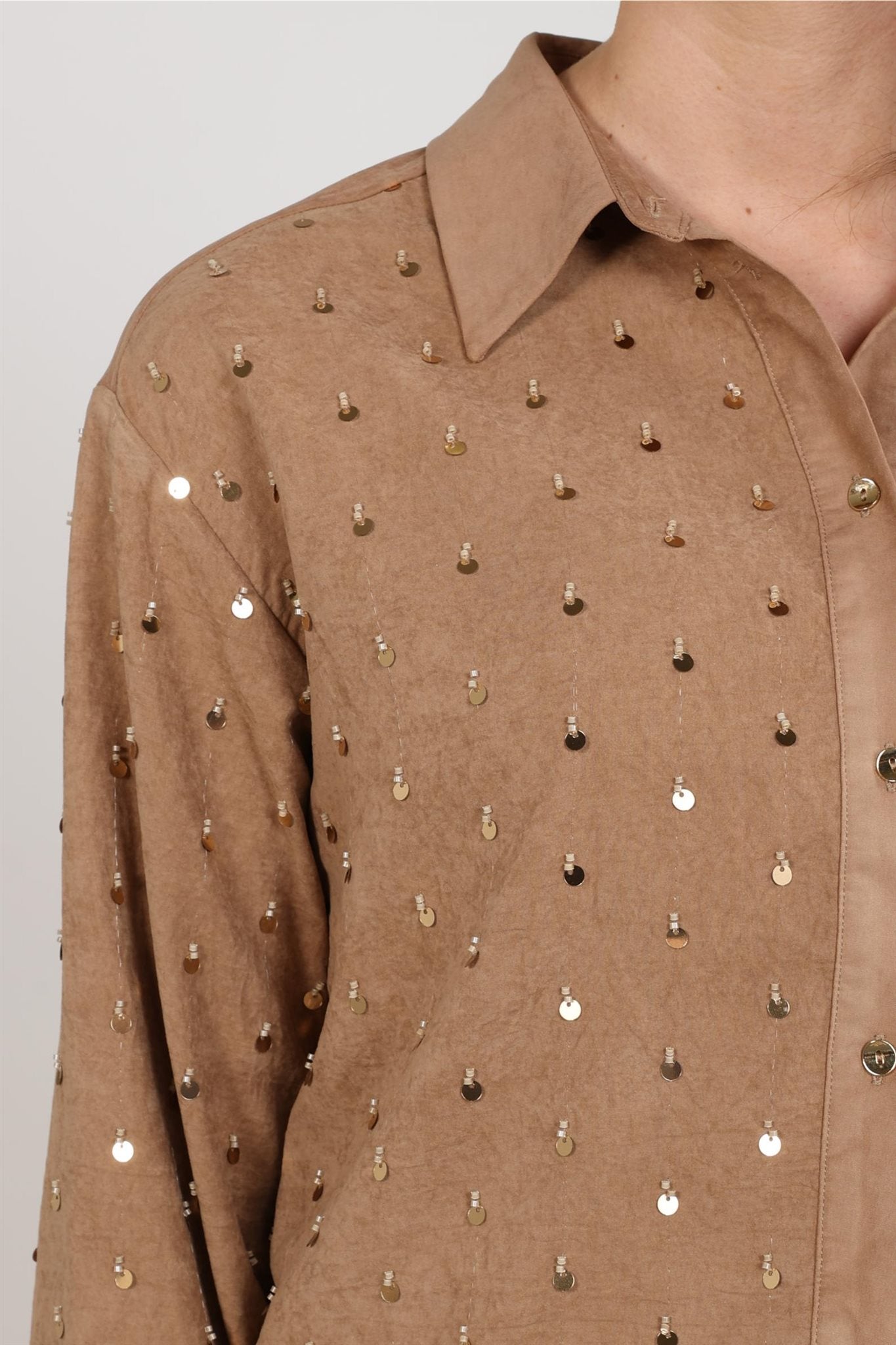 Ally Blouse Paillet Beads