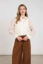 Ally Blouse Square Embroidery