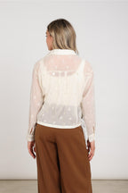 Ally Blouse Square Embroidery