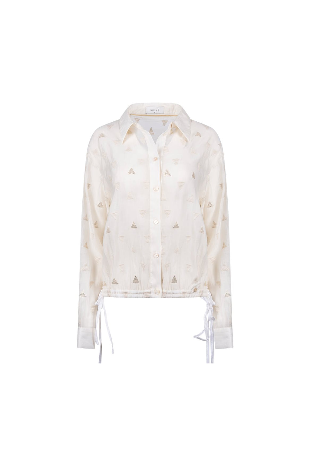Ally Blouse Square Embroidery