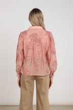 Antonella Blouse Paillet Flowe