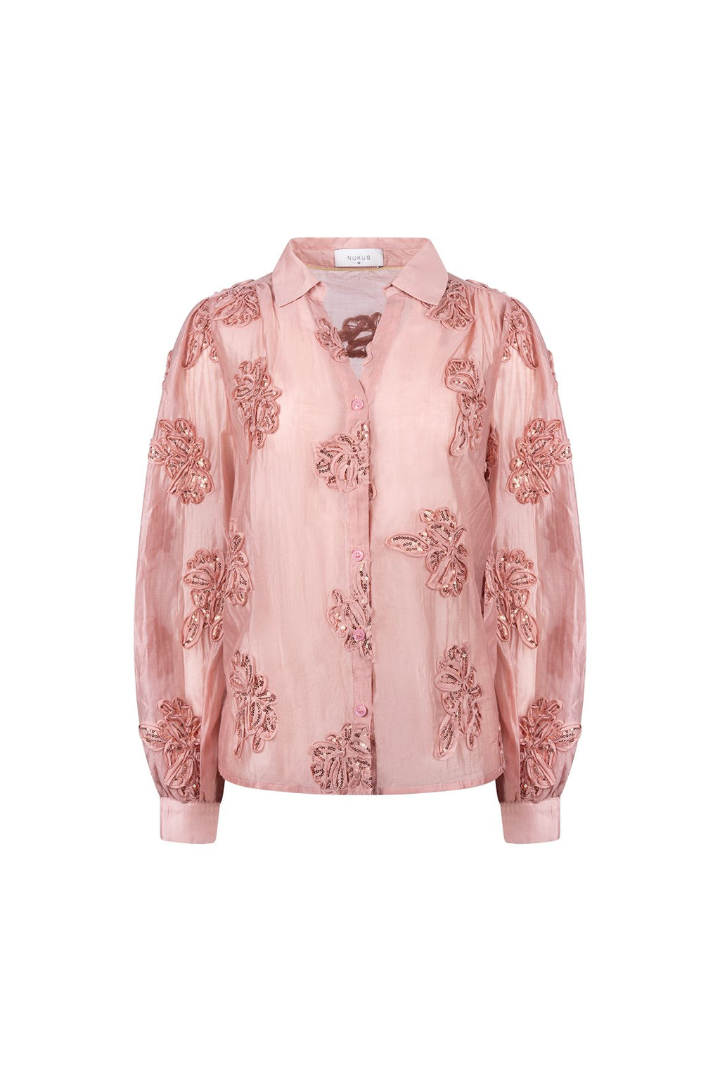 Antonella Blouse Paillet Flowe