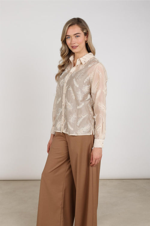 Aysha Blouse Feathers