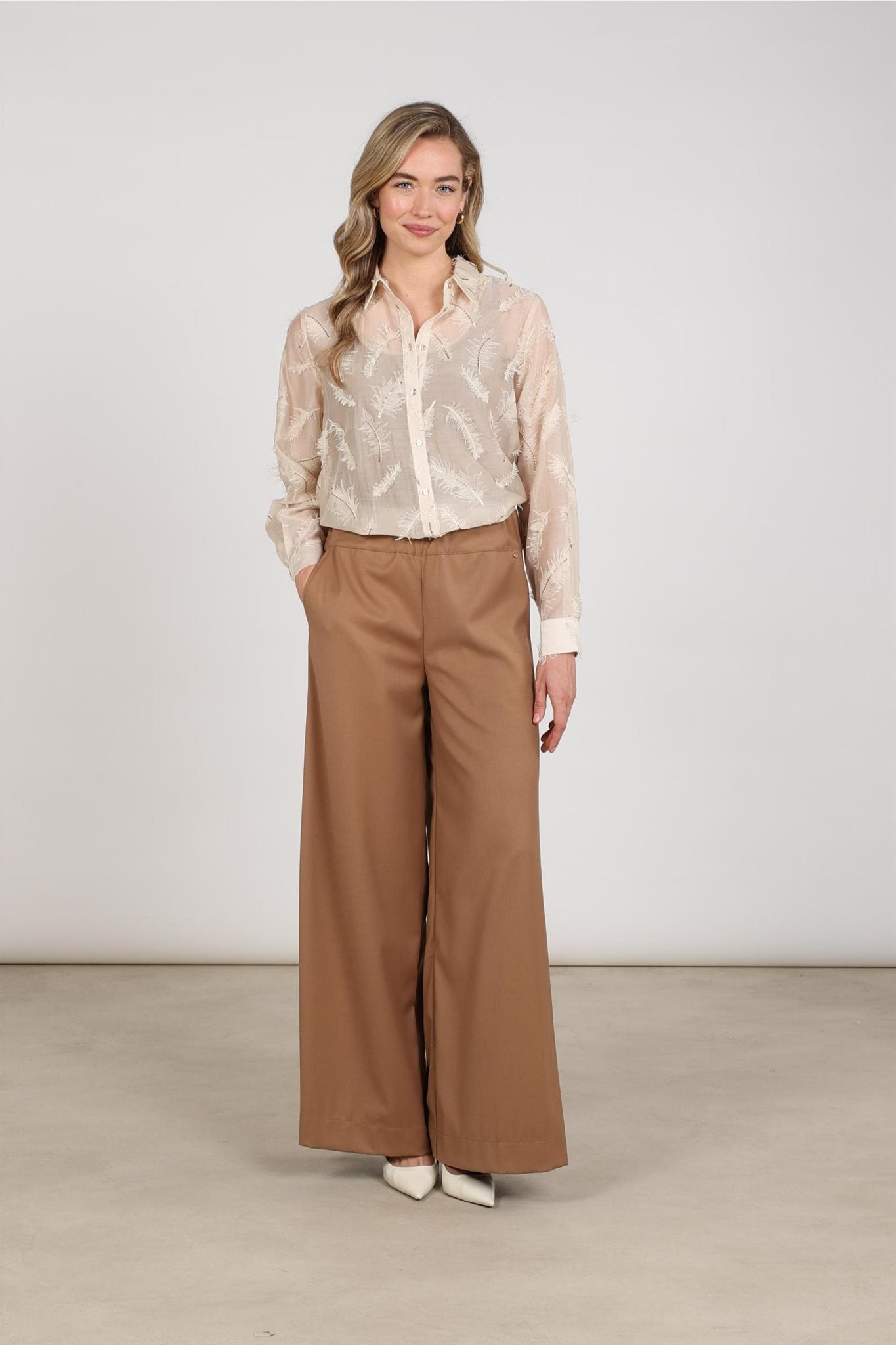 Aysha Blouse Feathers