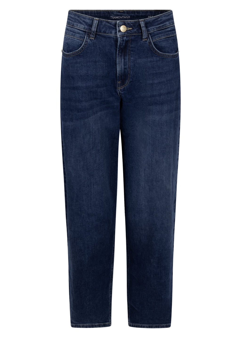 Barrel-Fit Denim Trousers