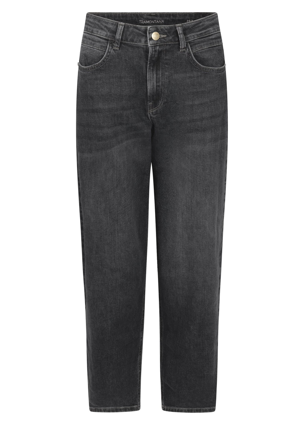 Barrel-Fit Denim Trousers