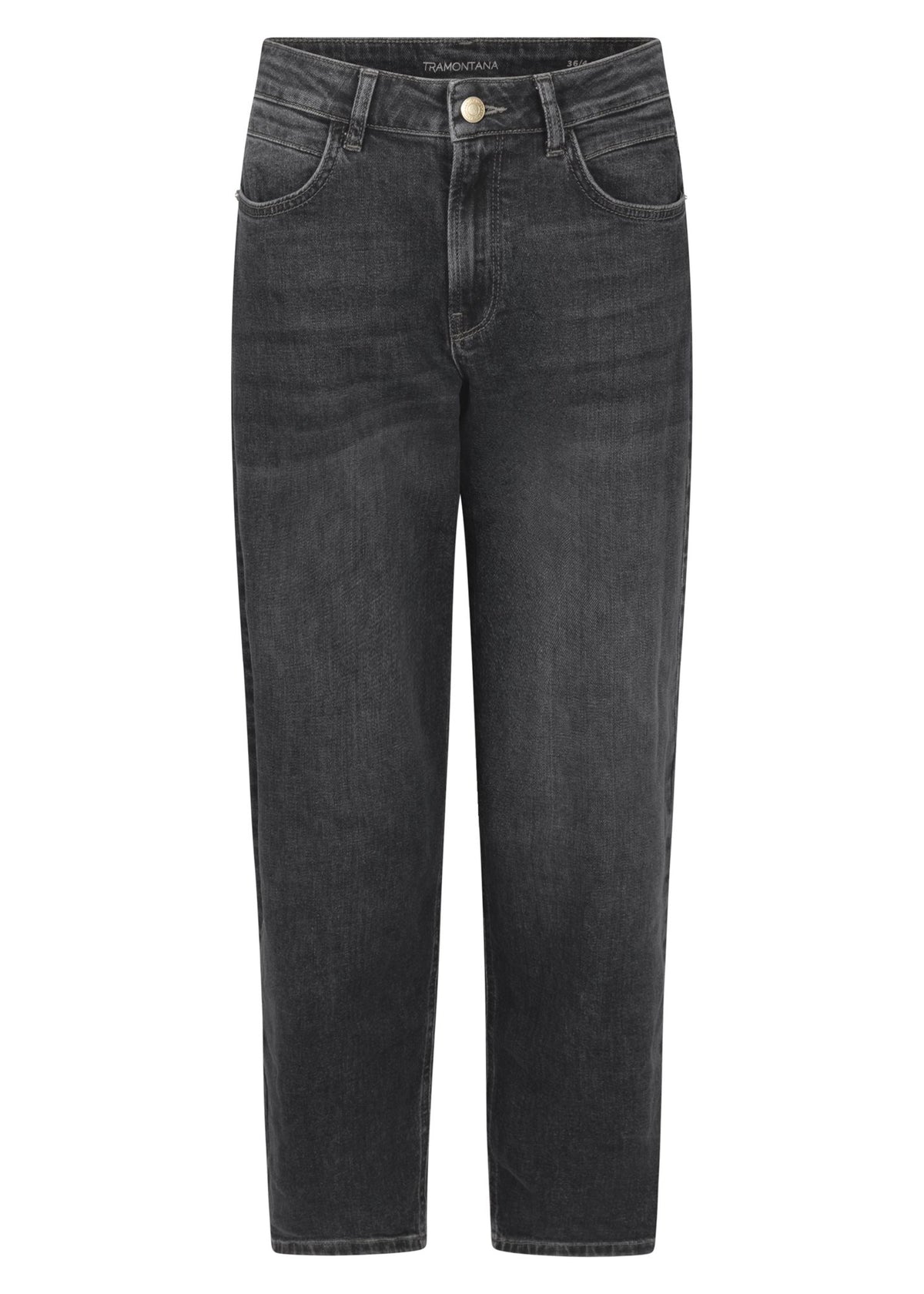 Barrel-Fit Denim Trousers