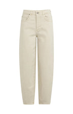 Barrel Jeans met Naaddetails