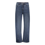 Barrel Jeans met Sierstiksels