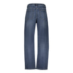 Barrel Jeans met Sierstiksels