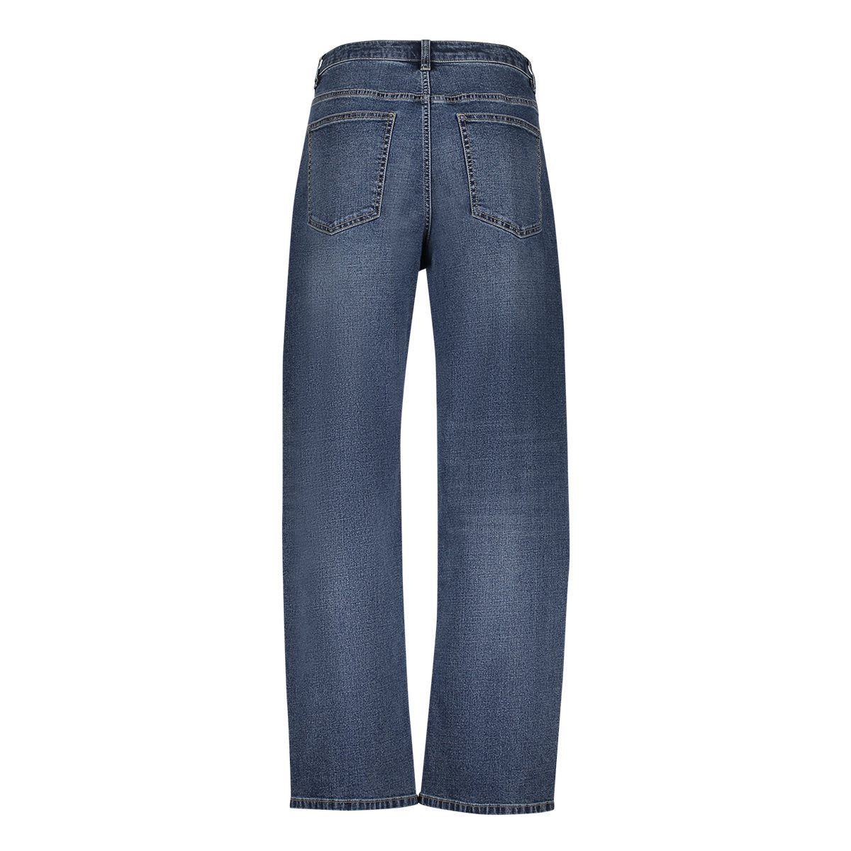 Barrel Jeans met Sierstiksels