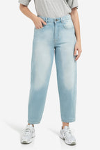 Barrel Jeans met Wassing