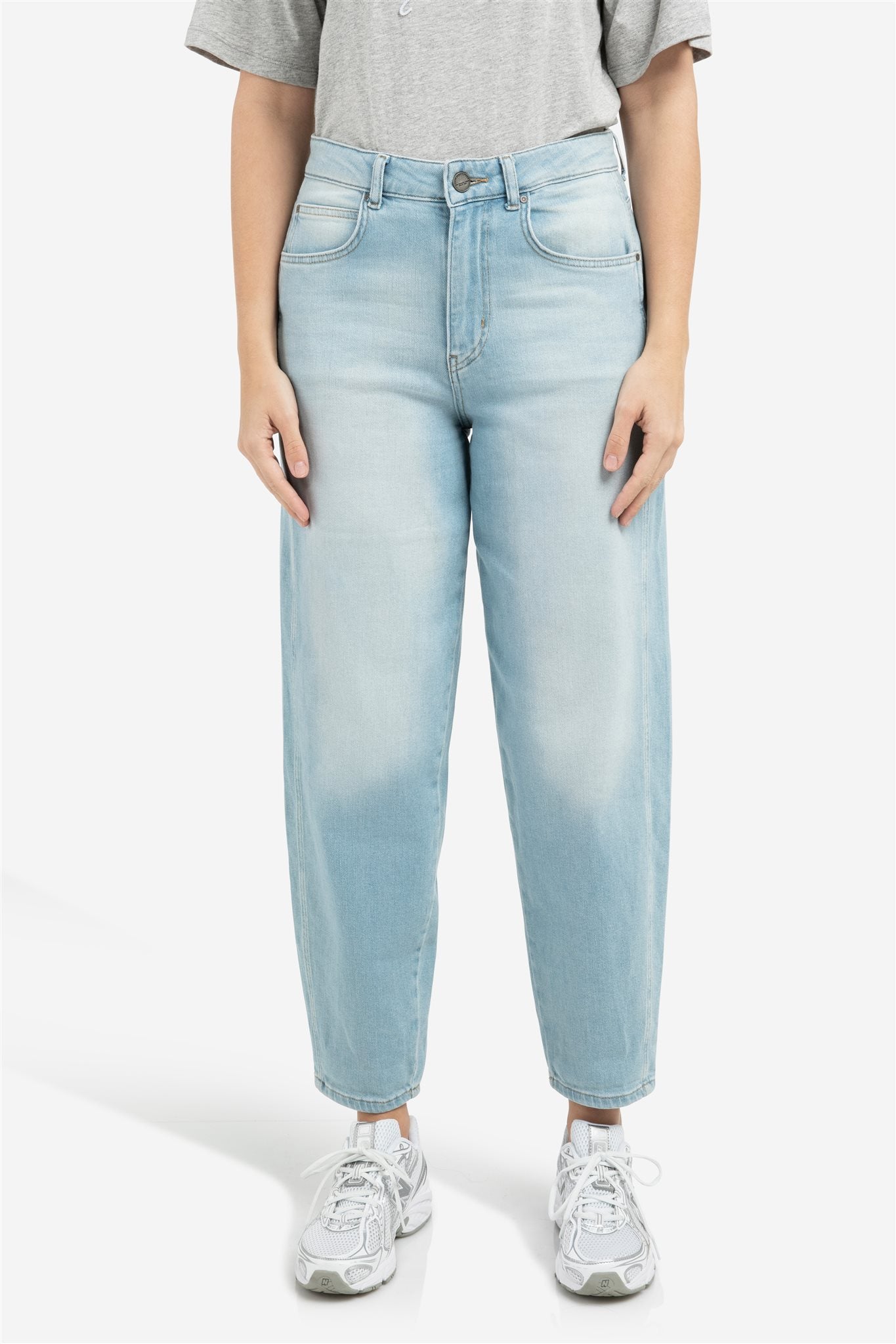 Barrel Jeans met Wassing