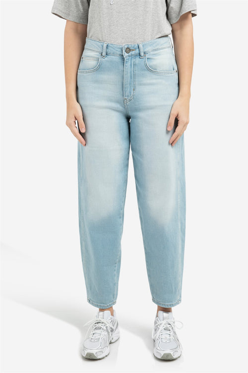 Barrel Jeans met Wassing