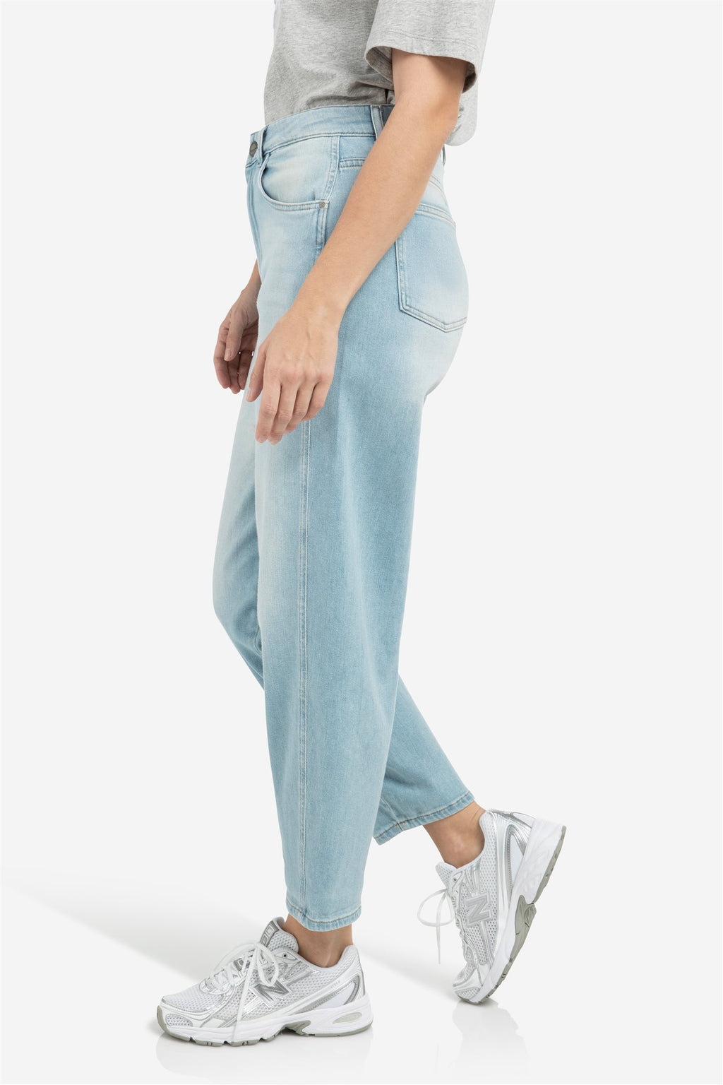 Barrel Jeans met Wassing