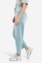 Barrel Jeans met Wassing