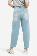 Barrel Jeans met Wassing