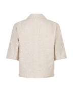 Blazer Linen/Visco Pinstripe