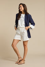 Blazer Palazzo Pinstripe