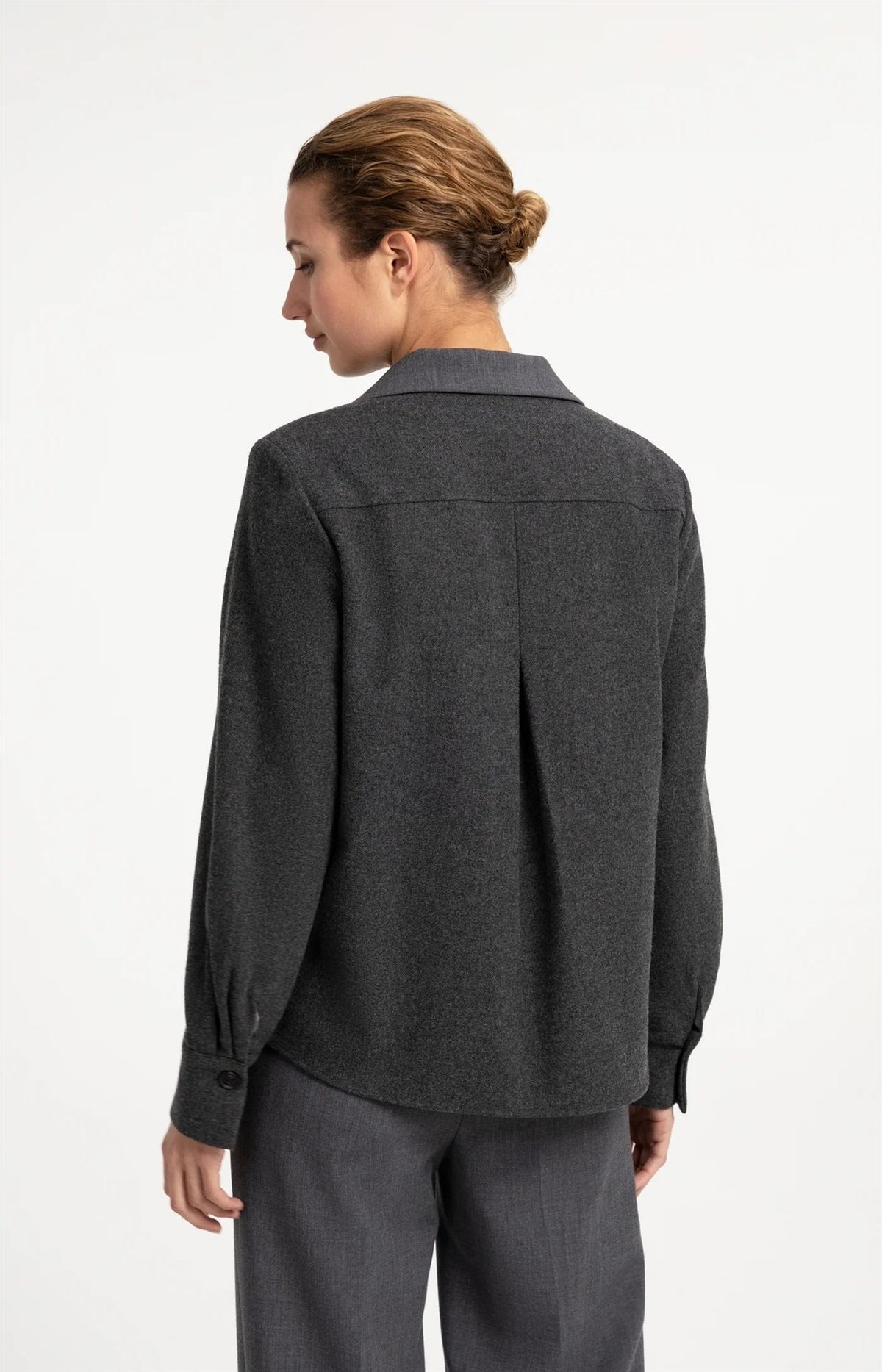 Blazer met Contrasterende Stof