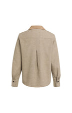 Blazer met Contrasterende Stof