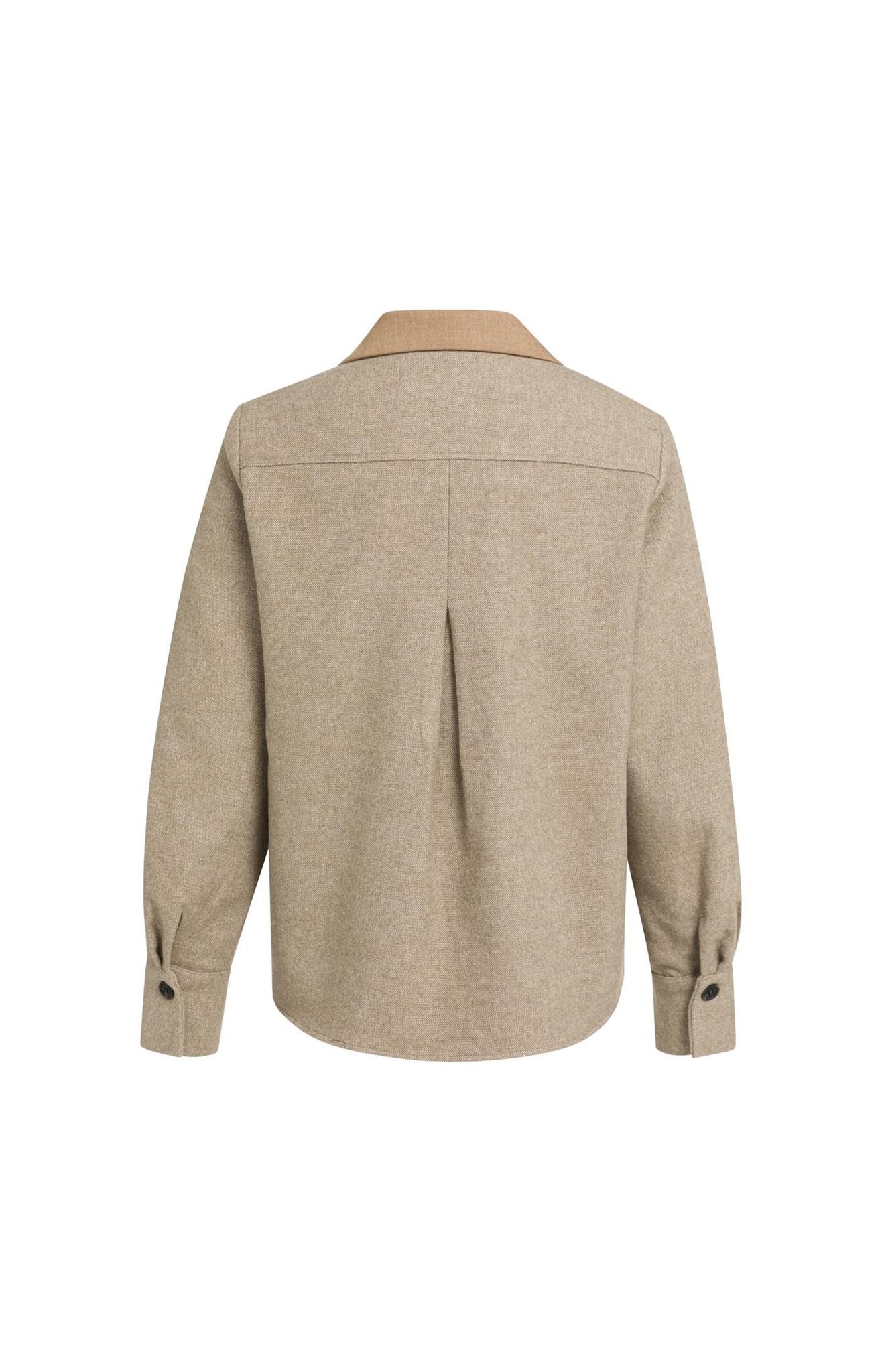 Blazer met Contrasterende Stof