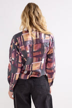 Blouse Floral Checks