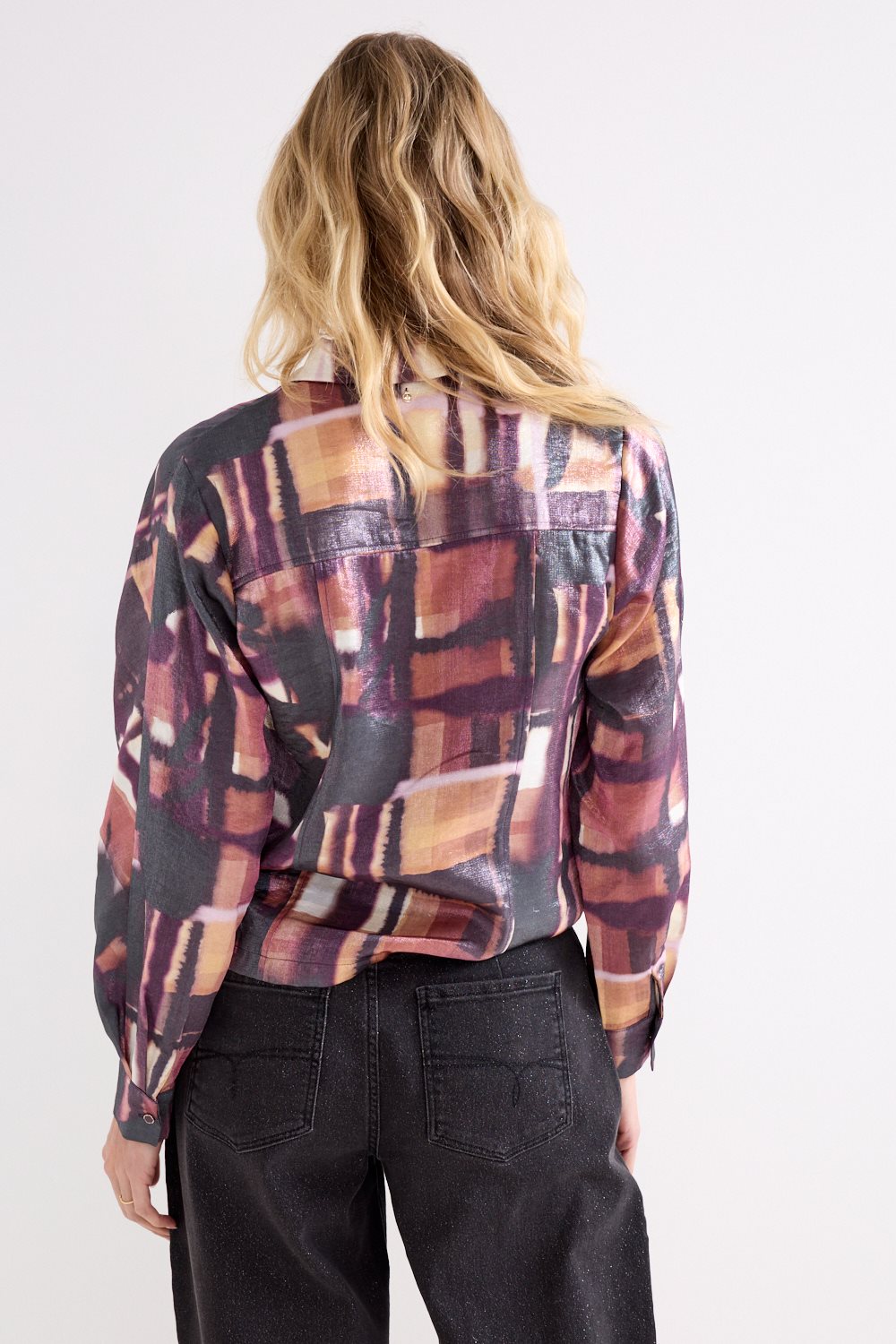 Blouse Floral Checks
