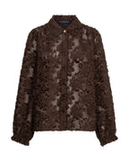 Blouse Fringes Brown