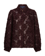 Blouse Fringes Burgundy