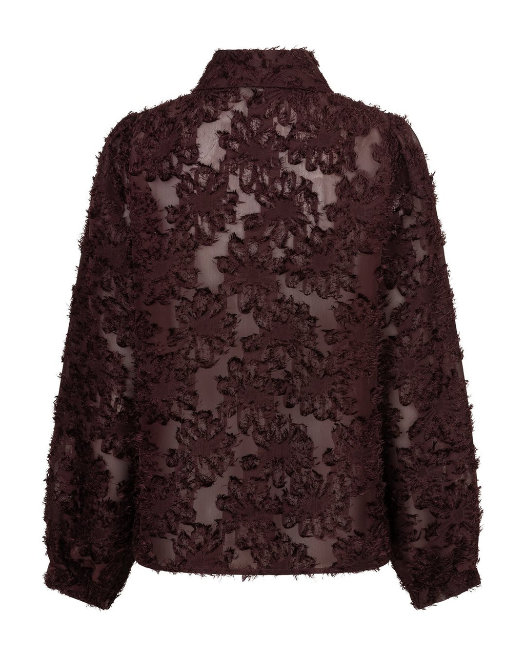 Blouse Fringes Burgundy
