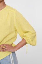 Blouse met Drawstringmouwen