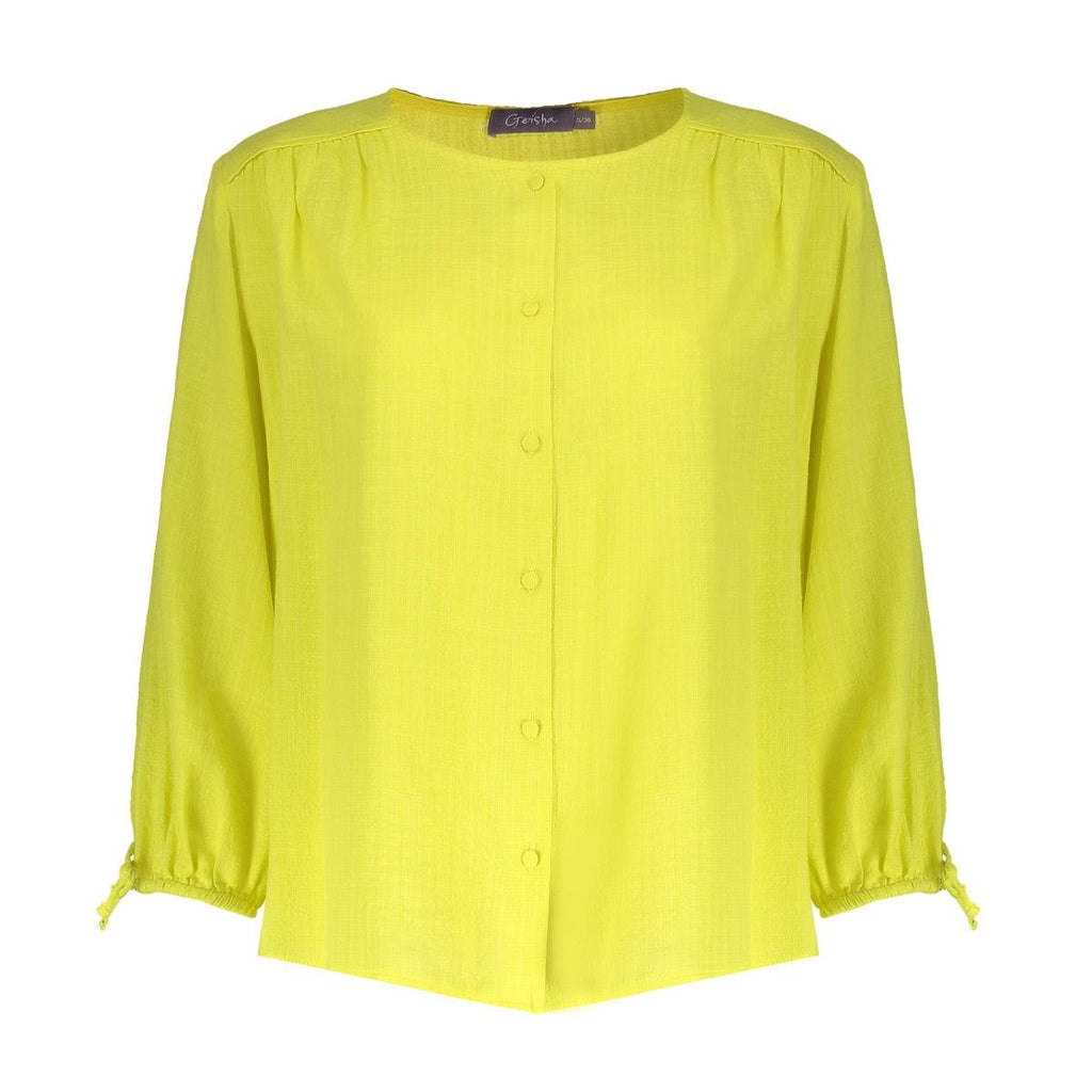 Blouse met Drawstringmouwen