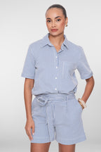 Blouse met Streepdessin