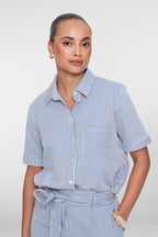 Blouse met Streepdessin