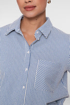 Blouse met Streepdessin