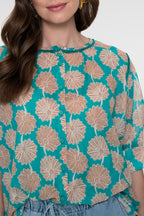 Blouse met Strikdetail