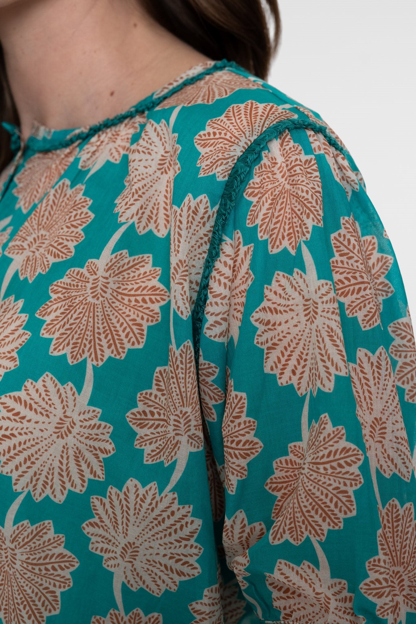 Blouse met Strikdetail