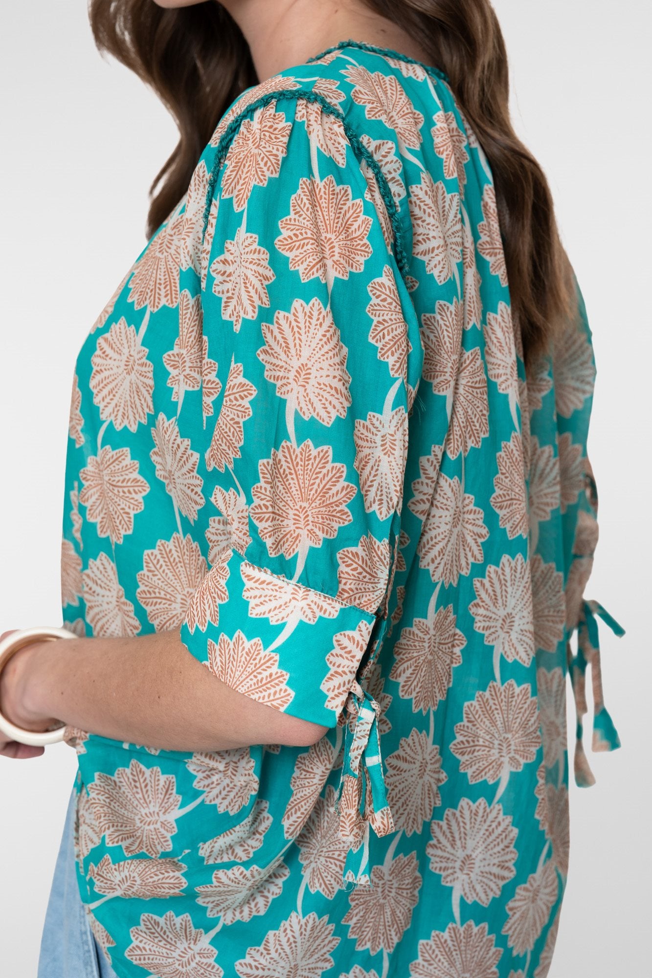 Blouse met Strikdetail
