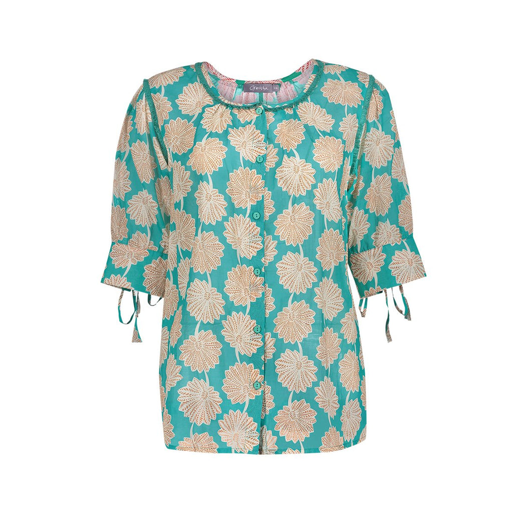 Blouse met Strikdetail