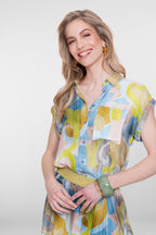 Blouse met Abstracte Print