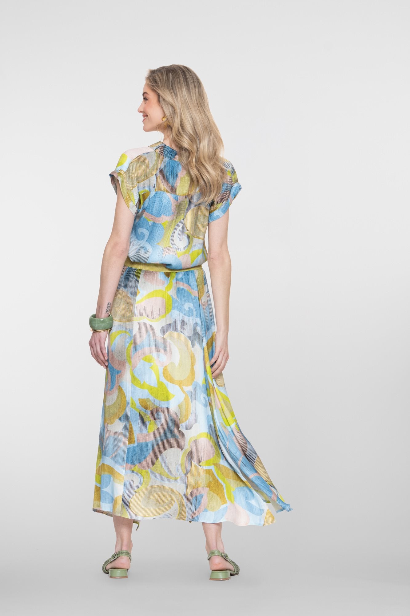 Blouse met Abstracte Print