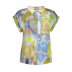 Blouse met Abstracte Print