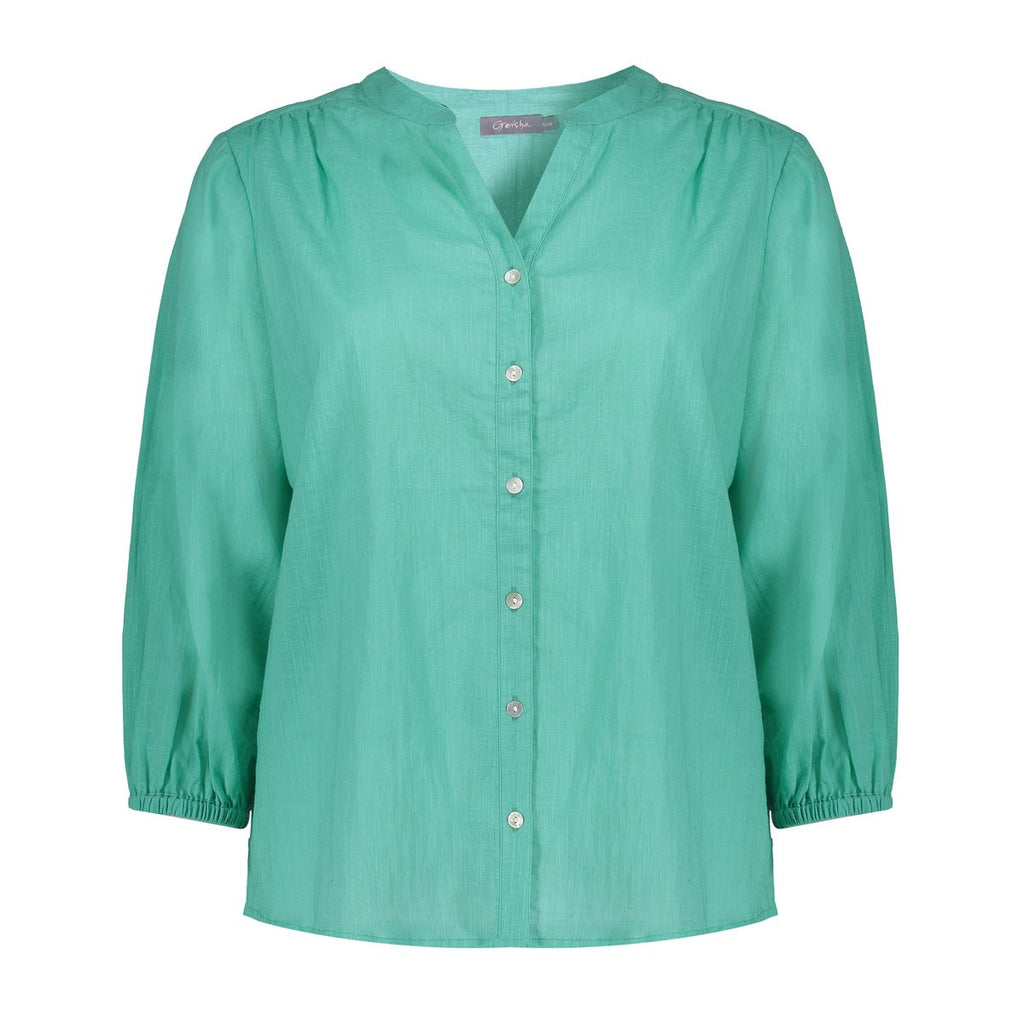 Blouse met V-hals